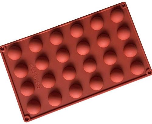 Rainie Love 24 Cup, Non Stick, Premium Silicone Mold. Mini Muffin &amp; Mini Cupcake Pan/Silicone Baking Mold/Mini Baking Cups Chocolates Molds