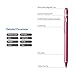 Evach Rose Red Active Stylus Pen for iPad, 1.5mm Ultra Fine Tip, Compatible With Apple and iPhone, Samsung Tablets