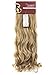 FIRSTLIKE Grade 7A 160g 23-24 Inch Real Thick Double Weft Full Head Clip In Hair Extensions, Dark Blonde Mix Light Blonde, 24