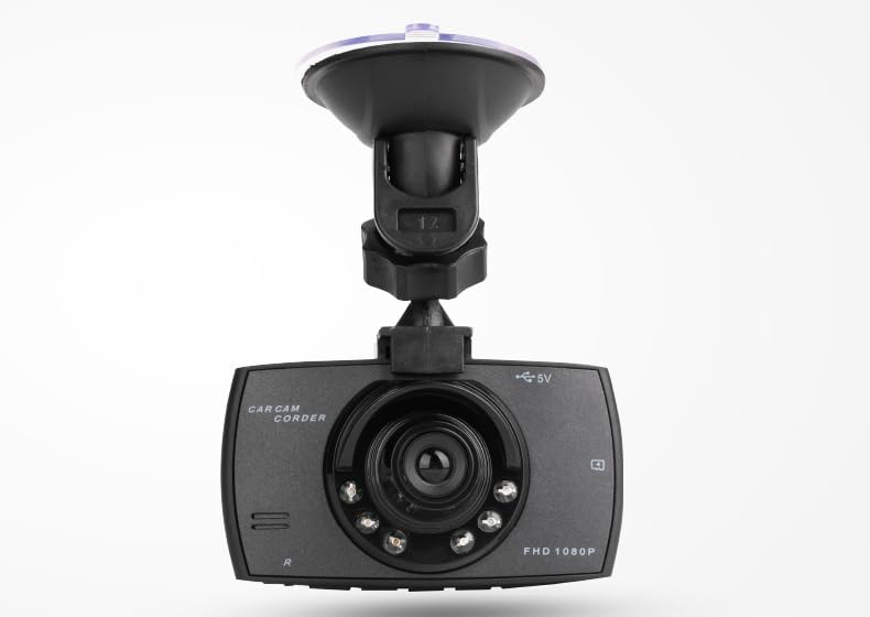 Car Dash Cam Front Driving Recorder, Full HD 1080P 170 Degree Automatic Loop Video, Small Driving Recorder with Sensing