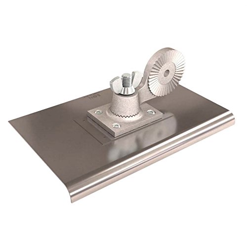 Bon 12-208 10-Inch by 6-Inch Stainless Steel Walking Concrete Edger with 3/8-Inch Radius and 1/2-Inch Lip