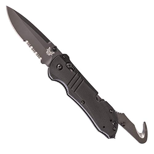 Benchmade Tactical Triage 917SBK Knife with Glass Breaker and Rescue