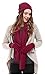 3 Piece Hat, Scarf & Glove Women's Winter Set
