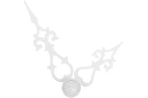 ORFOFE Cuckoo Clock Hands Replacement Parts White Wall Clock Hands Large Movement Pointers for DIY Supplies Accurate Hand Movement Easy Installation