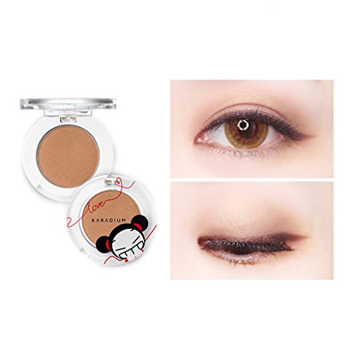 [KARADIUM] PUCCA LOVE EDITION Shine Eye Shadow 1.7g - 6 Colors / Long Lasting Moist Fitting Daily Makeup Shadow (#01 BEIGE SHINE)
