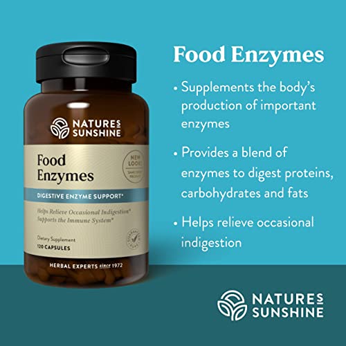 Nature's Sunshine Digestive Enzymes Powerful Proprietary Blend for