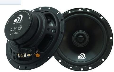 Massive Audio LX 6 6-1/2" 2-Way LX Series Coaxial Car Audio Speakers