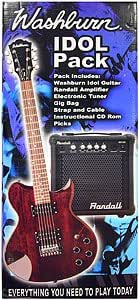 Amazon.com: Washburn wi14 Idol Pack – Nogal 6-string Guitarra Eléctrica con  funda : Instrumentos Musicales