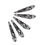 LUX ACCESSORIES Beautiful Floral Fingertip Nail