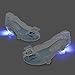 Disney Store Deluxe Cinderella Light Up Shoes Glass Slippers Toddler