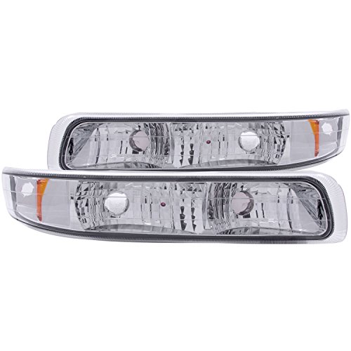 AnzoUSA 511064 Clear Parking Light with Amber Reflector - (Sold in Pairs) - Thumbnail 2