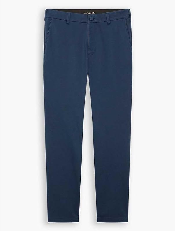 Herren GO Active Flex Chino Skinny Pants, Ocean Blue, 28W / 32L