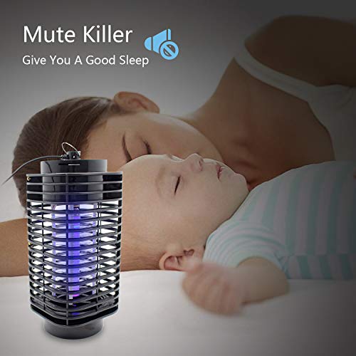 fomei Bug Zapper Mosquito Killer Insect Trap Pest Control Light Electronic UV Lamp for Indoor Outdoor Bedroom, Kitchen, Office, Home