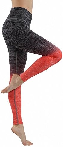Apex AthleticsWomen's Yoga Gym Workout Athletic Leggings Pants in Space Dye Ombre Multi Color Style