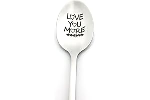 Valentines Day Gifts Love You More Spoon Gifts for Boyfriend Girlfriend Husband Wife Anniversary Spoon Gift Christmas Thanksg