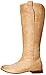 Frye Paige Tall Riding Boots for Women Made from Antiqued Italian Leather with Overlapping Front Panels, Stacked Leather Heel, and Leather Outsole – 16” Shaft Height