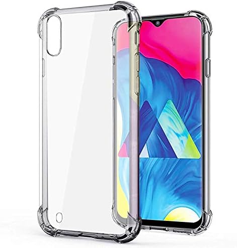 MOBITEK4U Samsung Galaxy M10 Gel Case, Crystal Clear Transparent Gel Back Case [Slim-Fit] [Anti-Scratch] [Shock Absorption] [Clear] for Samsung Galaxy M10