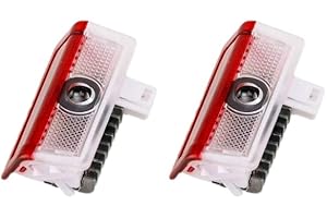JEBEST 2PCS Car Door Light Logo Projector Non-Fading Upgraded 3D Ghost Shadow Light Compatible with Mercedes Benz Accessories A B C E M G AMG GL GLA GLC GLE GLS Class W166 W176 W205 W212