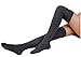 AnVei-Nao Womens Girls Winter Over Knee Leg Warmer Soft Knit Crochet Sock Leggings Dark Grey