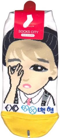 EXO Socks Baek Hyun Socks Kpop Socks (Send From Korea)
