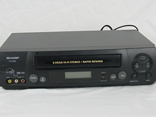 Sharp Vc-h822u 4 Head Hi-fi Stereo VHS VCR Video Player Recorder