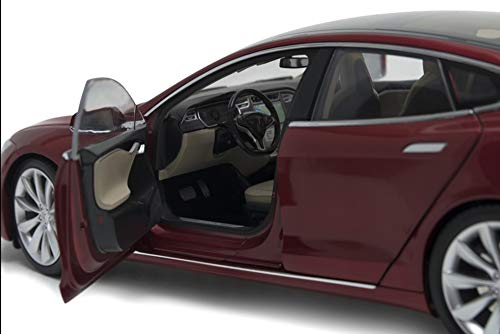 Tesla Diecast Model S P100D Red - Thumbnail 7