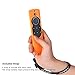 Case for Fire TV and Fire TV Stick Voice Remote 5.9inch, Akwox Light Weight [Anti Slip] Shock Proof Silicone Remote Case Cover with Lanyard (Orange)