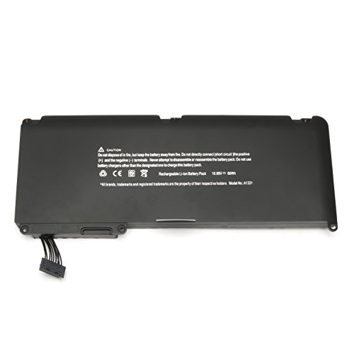 Reparo 10.95V 60Wh New Laptop Battery for Apple A1331 MacBook Unibody 13'' A1342 (Late 2009 Mid 2010) MacBook Air MC234LL/A MC233LL/A, MacBook Pro MC375LL/A MC374LL/A, 661-5391 020-6580-A