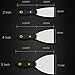 Putty Knife Set 3-Pack, Putty Knife 2 Inch 3 Inch 5 Inch Drywall Taping Knife Knives Set Sheetrock Puttyknife Flexible Scraper