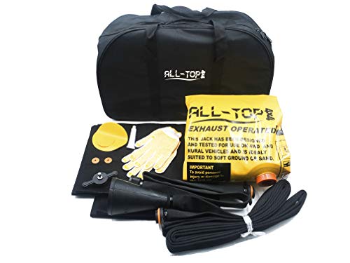 ALL-TOP Off-Road Exhaust Air Jack - 4000kg/8800lbs, 78cm/31inch Lift - Inflatable Air Jack (Material Upgraded Version)