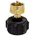 Hongso TA005 QCC1 Regulator Valve Propane Refill Adapter for Steel Propane Cylinder With Type 1 - Fits 1 LB Throwaway Disposable Cylinder