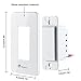 Smart Light Switch Works with Alexa, Teepao Wireless Wifi Wall Backlight Light Switch, Timing Function, Compatible with Amazon Echo Alexa and Google Assistant, FCC and ETL Approval, No Hub Required