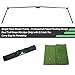 10 x 7ft Golf Net Bundle - Professional Patent Pending Design - Dual-Turf Golf Mat (only for 4pc option), Chipping Target & Carry Bag－Ideal Choice of Golf Nets for Backyard Driving & Golf Hitting Nets