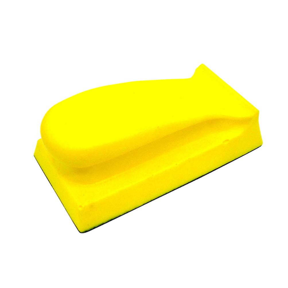 DOITOOL Hand Sanding Block for Wood Furniture Arts Crafts Hook and Loop Sand Paper Pads 70x135mm