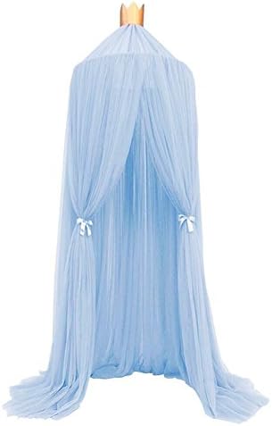 TUANMEIFADONGJI Kids' Bedroom mosquito net Children Dome Fantasy Champion Netting Curtains Play Tent Bed Canopy Round Lace Mosquito Net Bedding for Baby Boys Girls Playing Reading Games House
