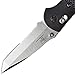 Benchmade - Griptilian 553 Knife, Serrated Tanto, Satin Finish, Black Handle