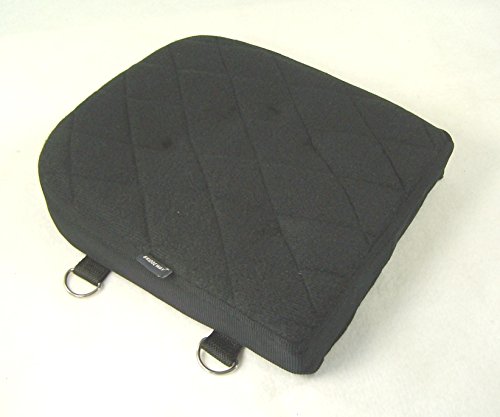 Motorcycle Passenger Back Seat Detachable Gel Pad With memory Foam Black