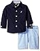 Nautica Baby Boys' 2 Piece Printed Woven Set