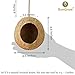 SunGrow Coconut Shell Bird House