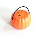 10pcs Halloween Portable Pumpkin Bucket Children Trick Or Treat Pumpkin Candy Pail Holder (Orange)