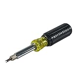 Screwdriver Nut Driver 11 in 1 has Phillips and Square Bits, Nut Drivers, Core Remover, More Klein Tools 32527