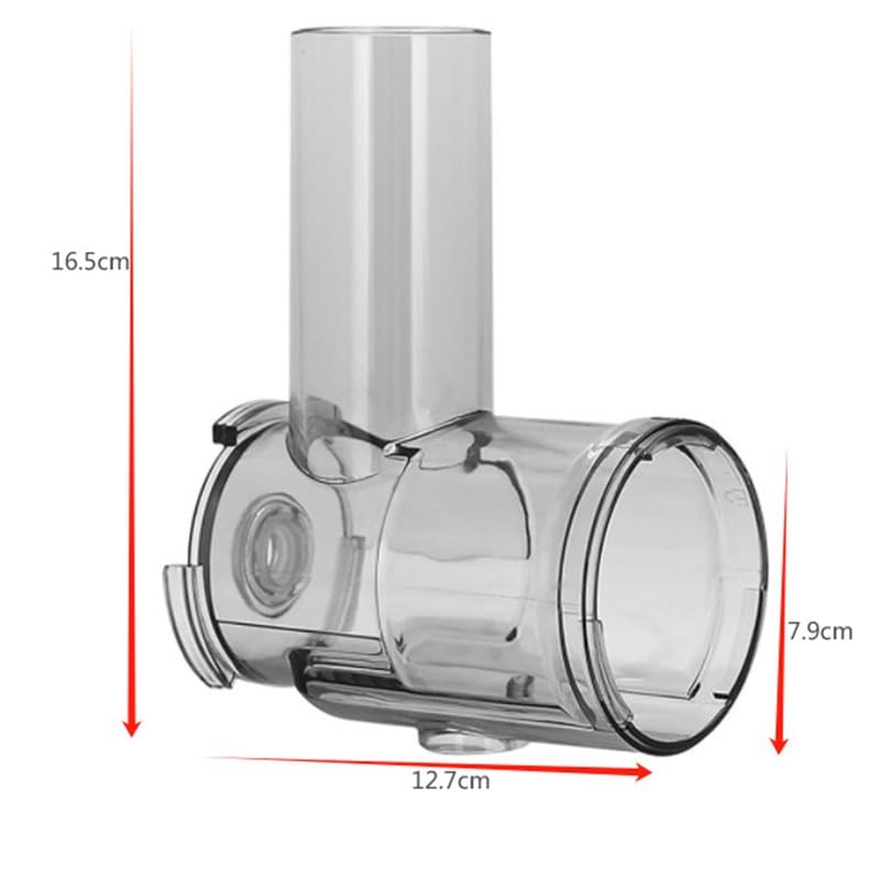 NaningLxh #NC800HDR Juicing Body Fits 80 Series 8051 8061 8071 8081 8091 8006 8005 8004 8003 NC900HDC Slow Masticating Juicer Cold Press Juicer Feeding Chute Durable New Replacement Parts for Omega