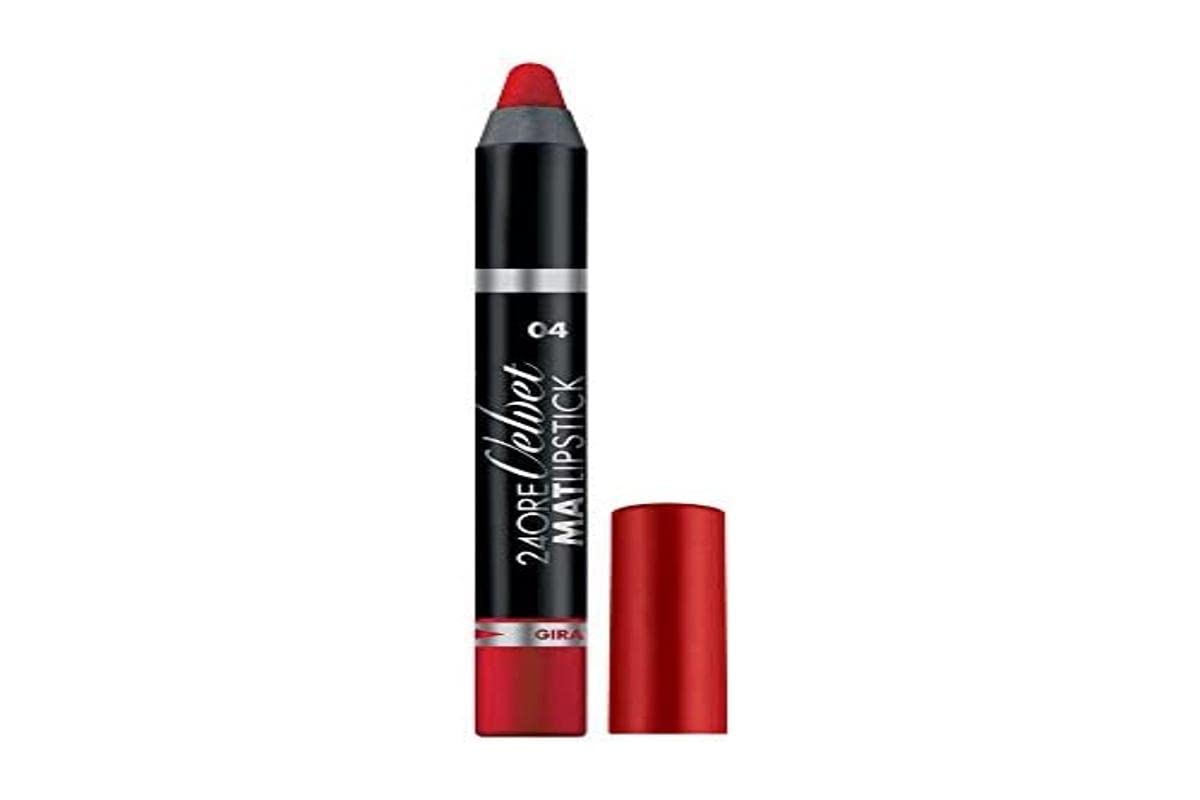 24 Hours Velvet Mat - Pencil Lipstick N.04 Cherry