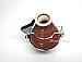 Vortex Hookah Head Shisha Ceramic BROWN Bowl with Metal Wind Cover Coal Screen Free Grommet