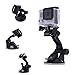 MazeTechno Suction Cup Mount for GoPro Camera Hero 4 Silver Black Session 3+ 3 2 1 HD and FREE Quick Release Buckle/Tripod Adapter Bracket. Action Camcorder Xiaomi Yi, SJcam, SJ4000, SJ5000