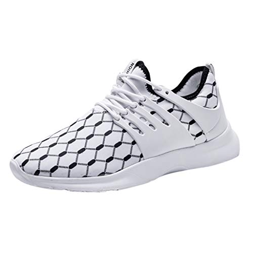 Men's Mesh Sport Shoes,Dacawin Casual Breathable Lightweight Lace-up Running Shoes Fashion Sneakers 2019