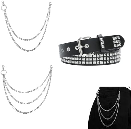 Star Belt, Star Necklace Pants Chain for Y2K Punk Rock EMO  display picture 3