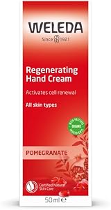 Weleda Pomegranate Regenerating Hand Cream 50ml Organic Shea Butter Anti Aging view 3