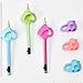 6 Pack Pencil Grips for Kids - Children Pen Grip Hand Writing Help - Assorted Writing Aid Holder Trainer Posture Correction Finger Grippers for Kids Learning to Write Special Needs (Random Colors)