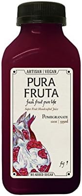 Pura Fruta Cold-Pressed Pomegranate Juice 12oz (Pack of 6)